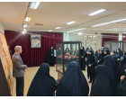 بازدید طلاب مدرسه علمیه صادقیه تبریز از موزه تاریخ مؤسسه تاریخ و فرهنگ ایران