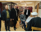 آیت الله کعبی و هیئت همراه از موزه تاریخ مؤسسه تاریخ و فرهنگ ایران دانشگاه تبریز بازدید بعمل آوردند