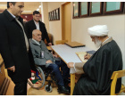 آیت الله کعبی و هیئت همراه از موزه تاریخ مؤسسه تاریخ و فرهنگ ایران دانشگاه تبریز بازدید بعمل آوردند