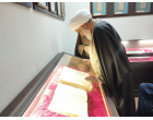 آیت الله کعبی و هیئت همراه از موزه تاریخ مؤسسه تاریخ و فرهنگ ایران دانشگاه تبریز بازدید بعمل آوردند