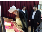 آیت الله کعبی و هیئت همراه از موزه تاریخ مؤسسه تاریخ و فرهنگ ایران دانشگاه تبریز بازدید بعمل آوردند