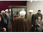 آیت الله کعبی و هیئت همراه از موزه تاریخ مؤسسه تاریخ و فرهنگ ایران دانشگاه تبریز بازدید بعمل آوردند
