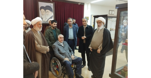 آیت‌الله کعبی نسب و هیئت همراه از موزه تاریخ مؤسسه تاریخ و فرهنگ ایران دانشگاه تبریز بازدید بعمل آوردند