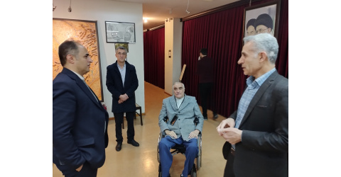 بازدید مدیر کل دفتر سیاست گذاری و برنامه ریزی امور پژوهشی وزارت عتف از موزه تاریخ
